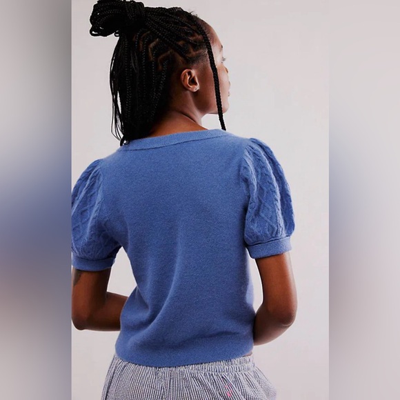 5. NWT Free People Annabel Cashmere Shirt - Picture 4 of 5